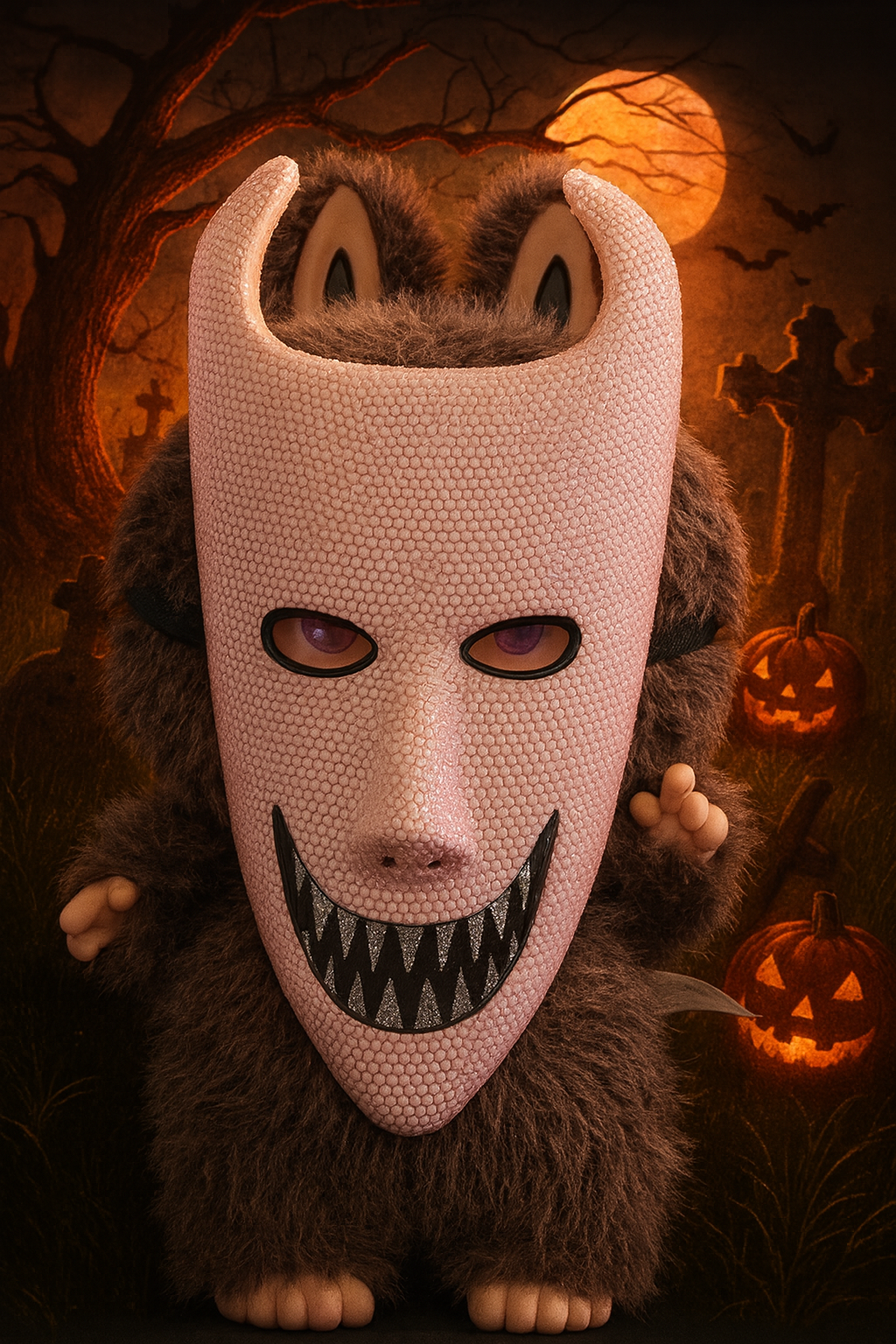 Shock from Nightmare before Christmas Halloween mask