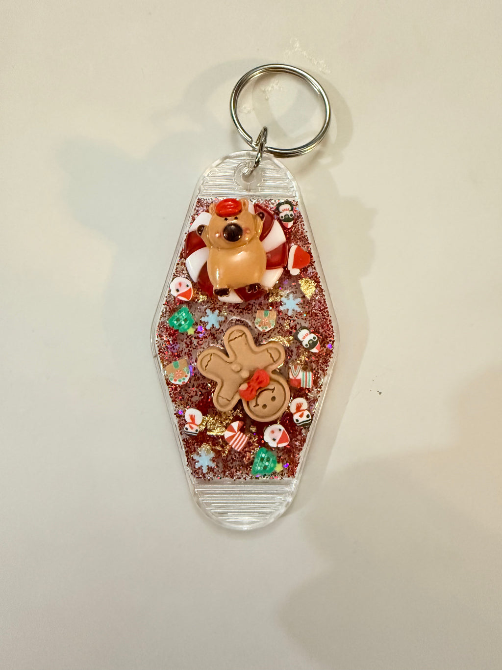 Christmas junk keychain