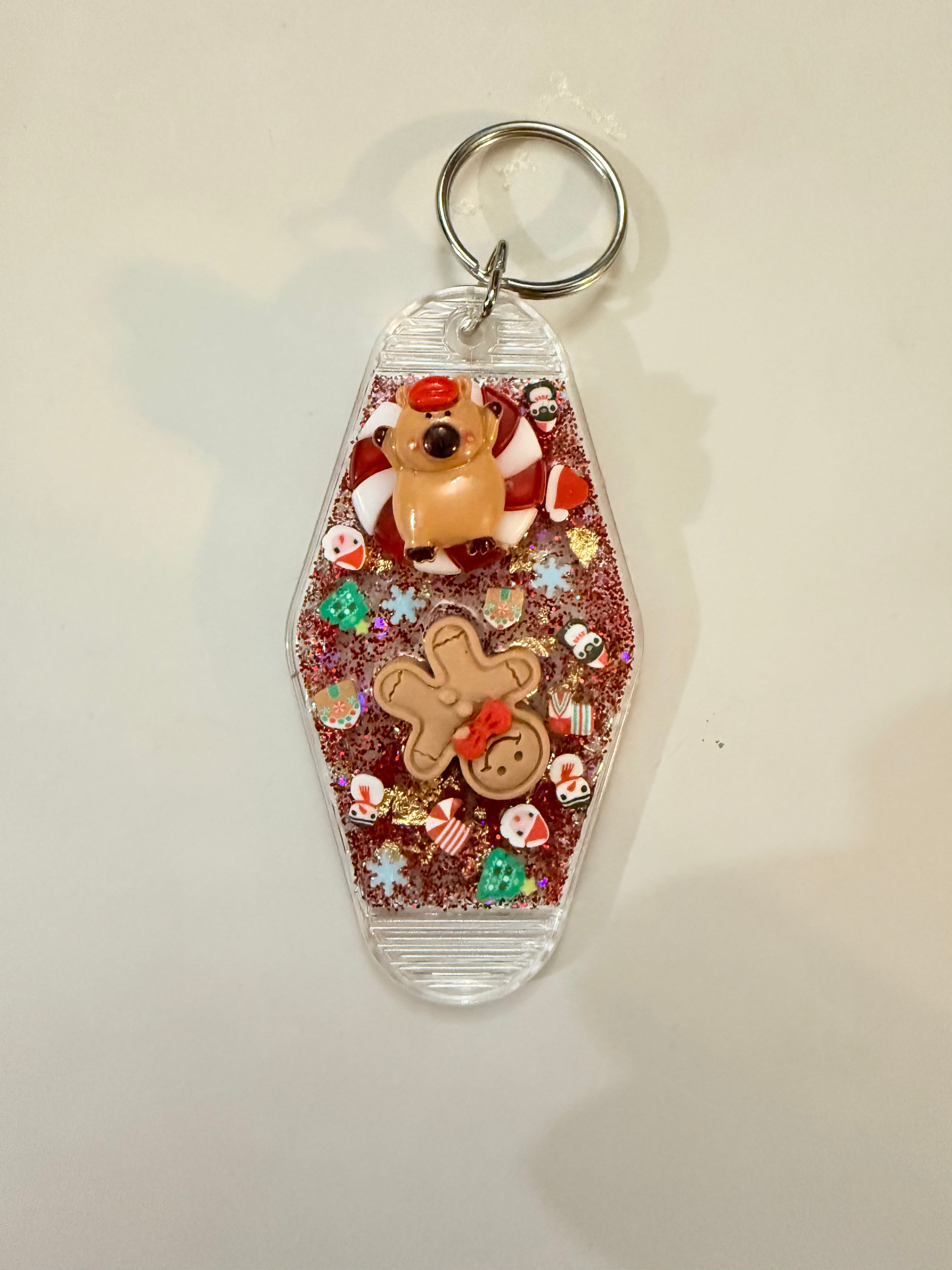 Christmas junk keychain