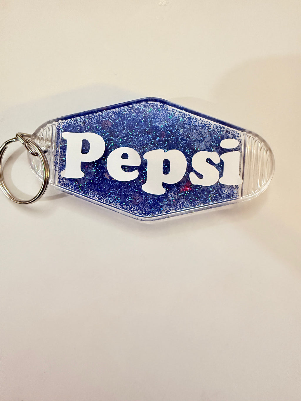 Pepsi 20oz stainless steel tumbler with matching keychains