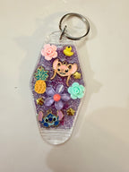 Stitch junk keychain