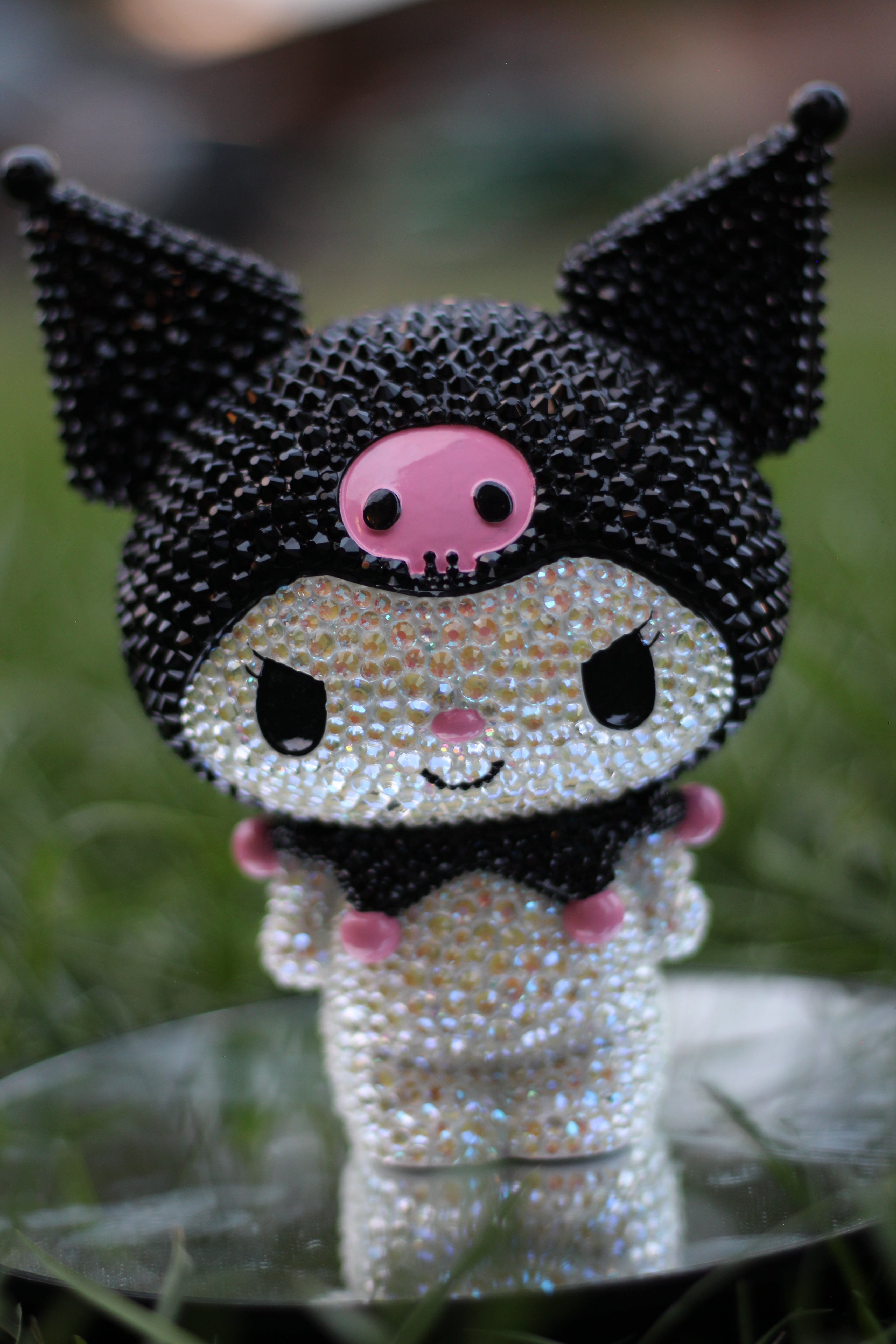 kuromi makeup brush/pencil holder