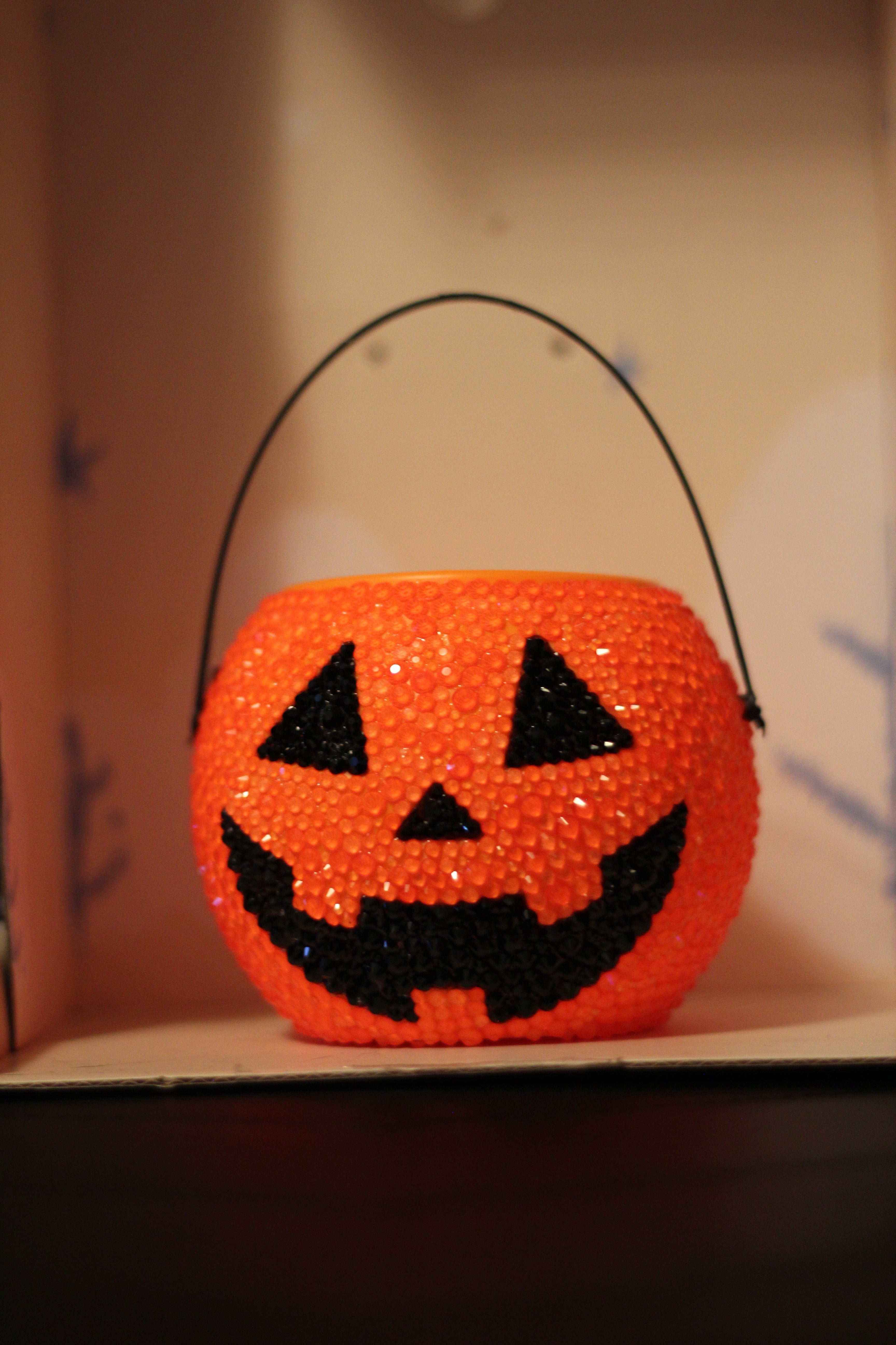 Pumpkin Pails All glass rhinestones